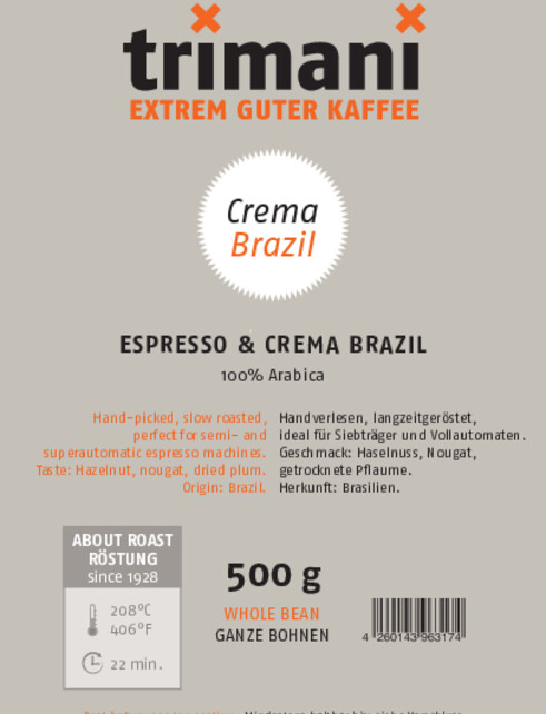 Crema Brazil - unsere Empfehlung für den Sommer